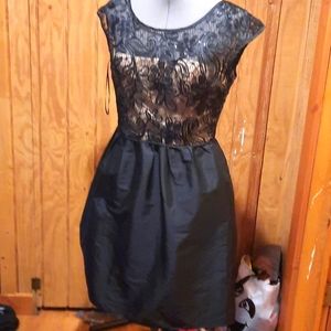 Black cocktail dress